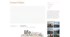 Desktop Screenshot of curious-crickets.com
